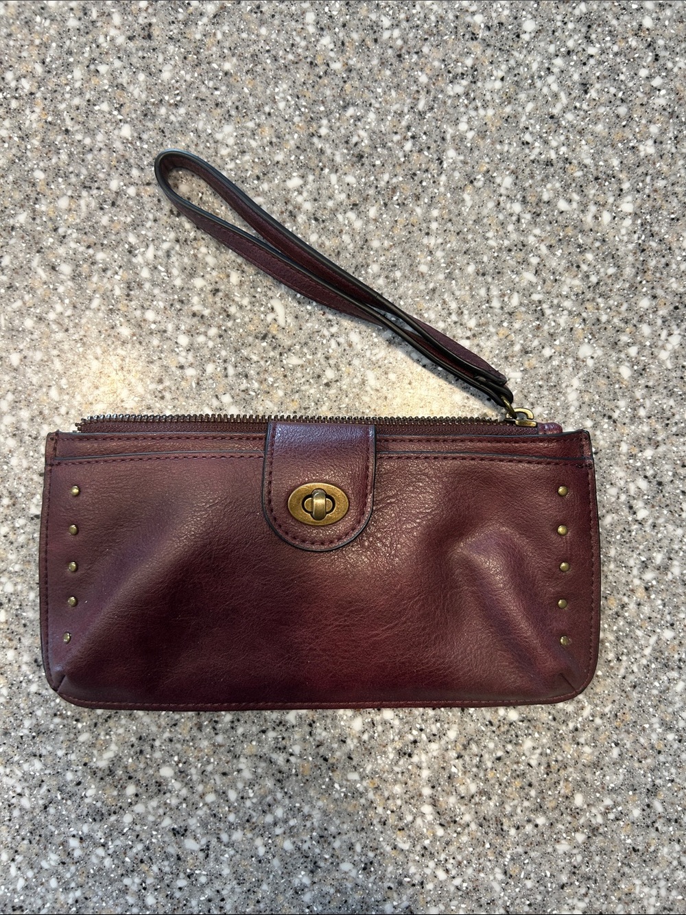 Maurices Wristlet Clutch - Burgundy